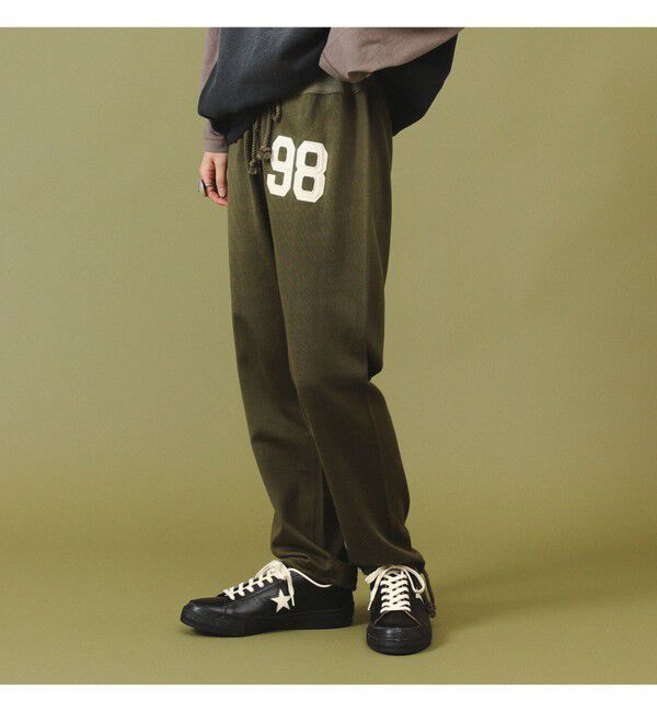 BEAMSBOY「ロゴ イージーパンツ」|チノ|