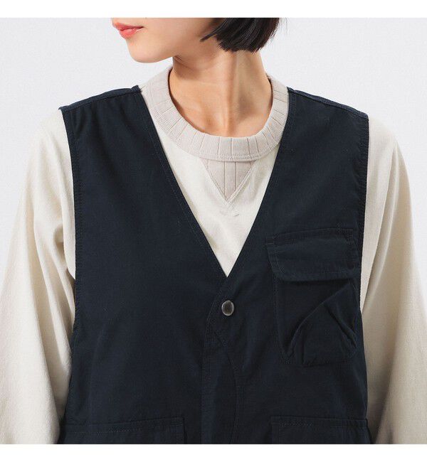 BEAMSBOY「コットンウェザー ハンティングベスト オールインワン」|オールインワン|