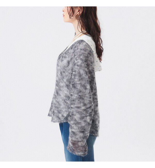 BEAMSBOY「カスリ モヘア ベースボール」|ニット・セーター|