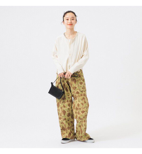 BEAMSBOY「ヘンリーネック レース カーディガン」|Tシャツ・カットソー|