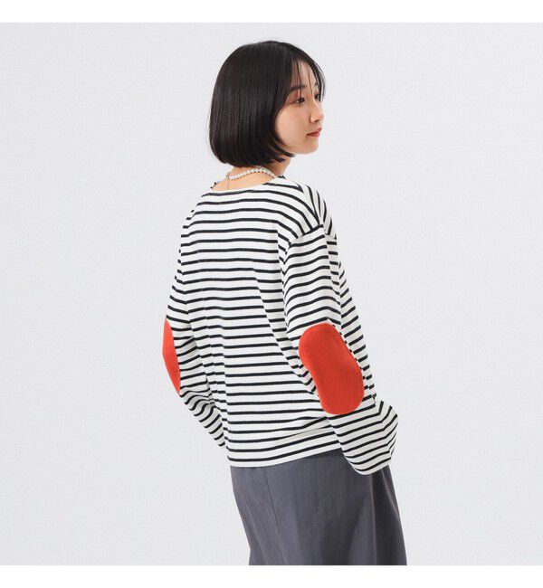 BEAMSBOY「エルボー パッチ バスク ロングスリーブ」|Tシャツ・カットソー|