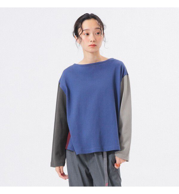 BEAMSBOY「エルボー パッチ バスク ロングスリーブ」|Tシャツ・カットソー|