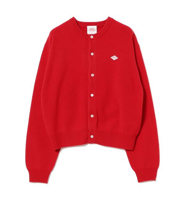 Ray BEAMS 「DANTON / LAMBS WOOL CREWNECK CARDIGAN」|カーディガン|