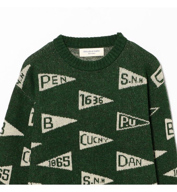 BEAMSBOY「ペナント ニット プルオーバー」|ニット・セーター|