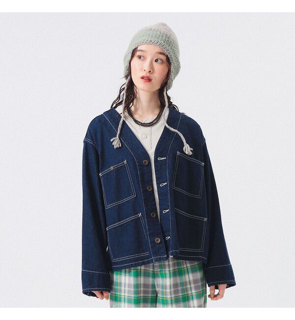 BEAMSBOY「デニム エンジニア ジャケット」|ブルゾン・スタジャン|