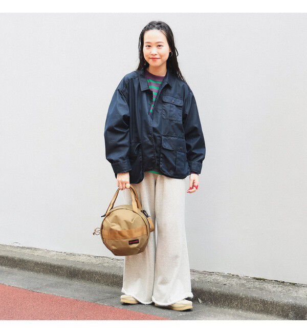 BEAMSBOY「シャンブレー ギャバ ショート フィッシング ジャケット」|ブルゾン・スタジャン|