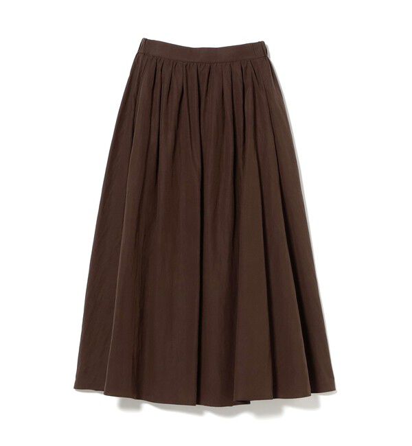 Demi-Luxe BEAMS 「ポプリン ギャザースカート」|スカート|