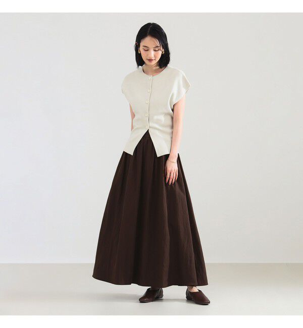 Demi-Luxe BEAMS 「ポプリン ギャザースカート」|スカート|