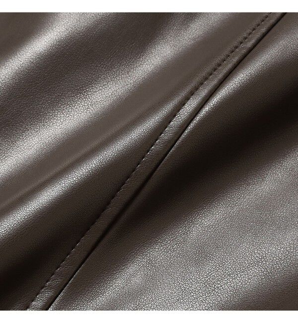 Demi-Luxe BEAMS 「フェイクレザー セミタイトスカート」|スカート|