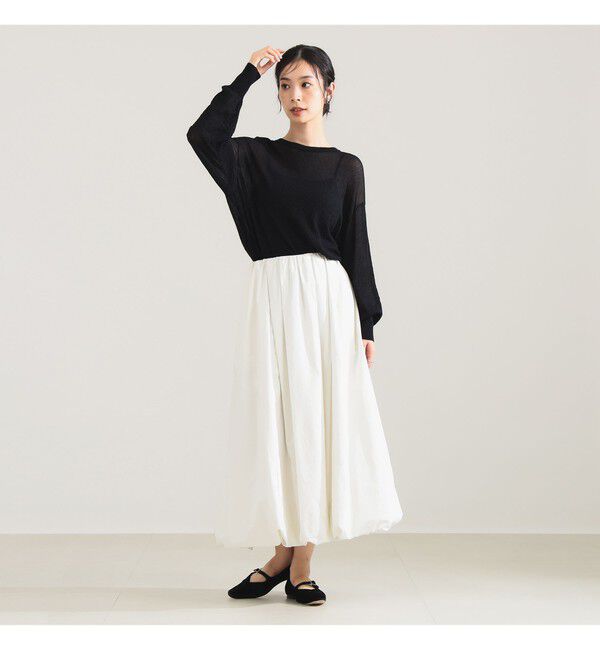 Demi-Luxe BEAMS 「コットン ナイロン デニット プルオーバー」|ニット・セーター|