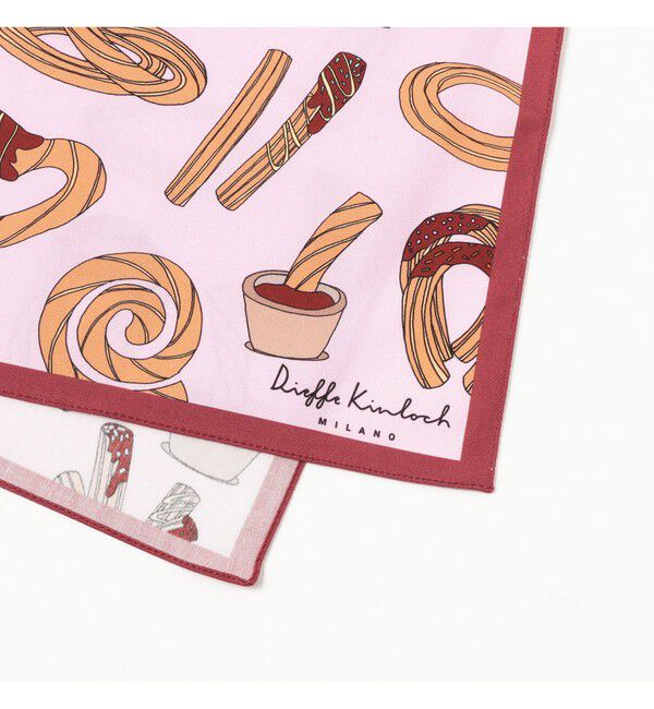 Demi-Luxe BEAMS 「Dieffe Kinloch / チュロス ハート ハンカチ」|ハンカチ|