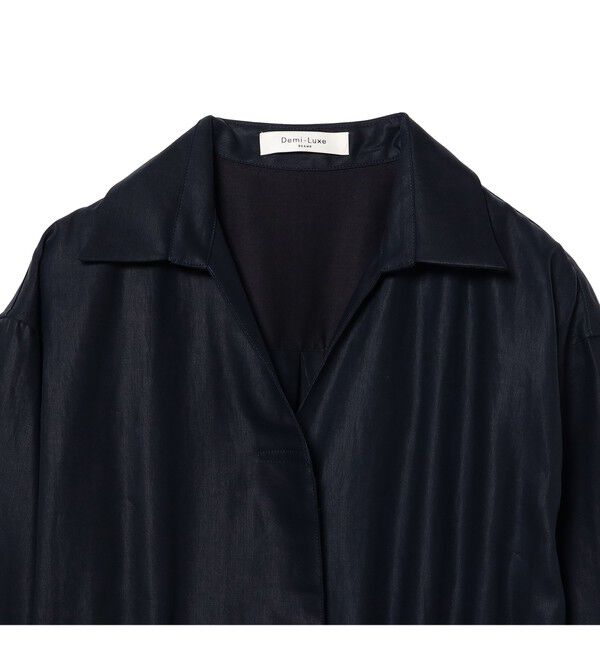 Demi-Luxe BEAMS 「スキッパー ギャバ ジャンプスーツ」|オールインワン|