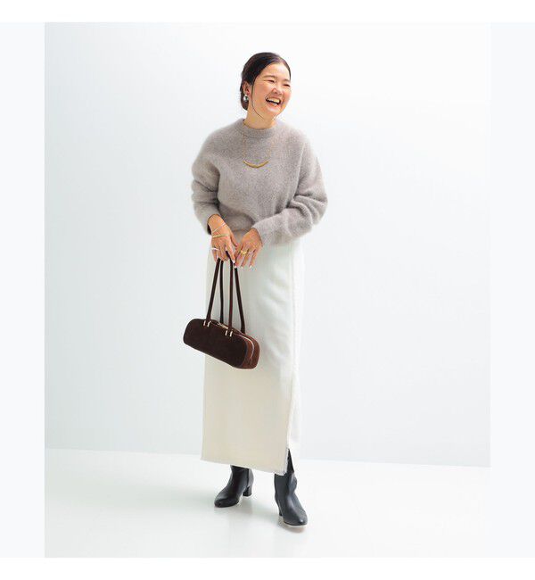 Demi-Luxe BEAMS 「ヤク フォックス ロングスリーブ プルオーバーニット」|ニット・セーター|