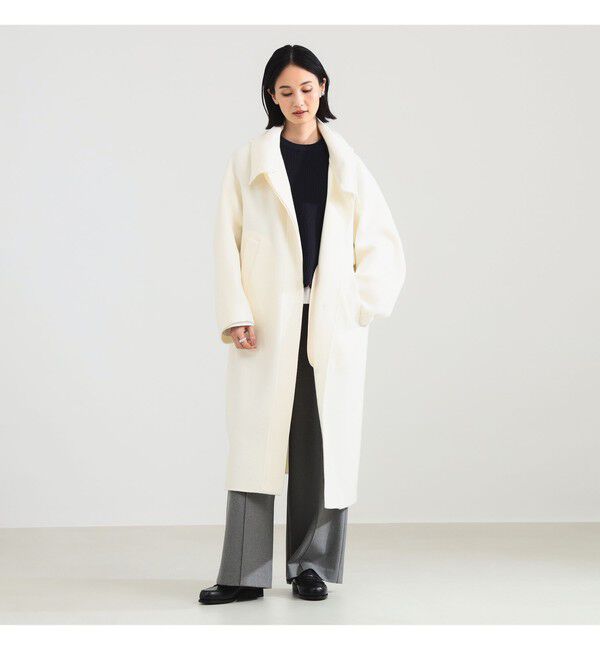 Demi-Luxe BEAMS 「リバー フーディーコート」|ダッフルコート|OFF_WHITE