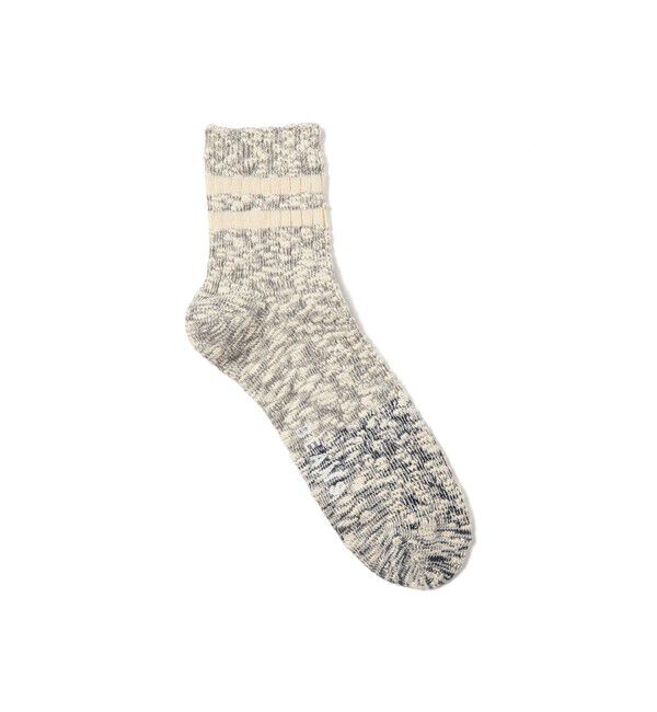 BEAMS「スラブ クウォーター ソックス」|ソックス|GRAY