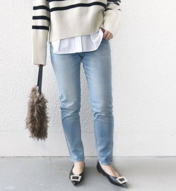 SHIPS for women「【WEB限定】スリム テーパード デニム」|その他|