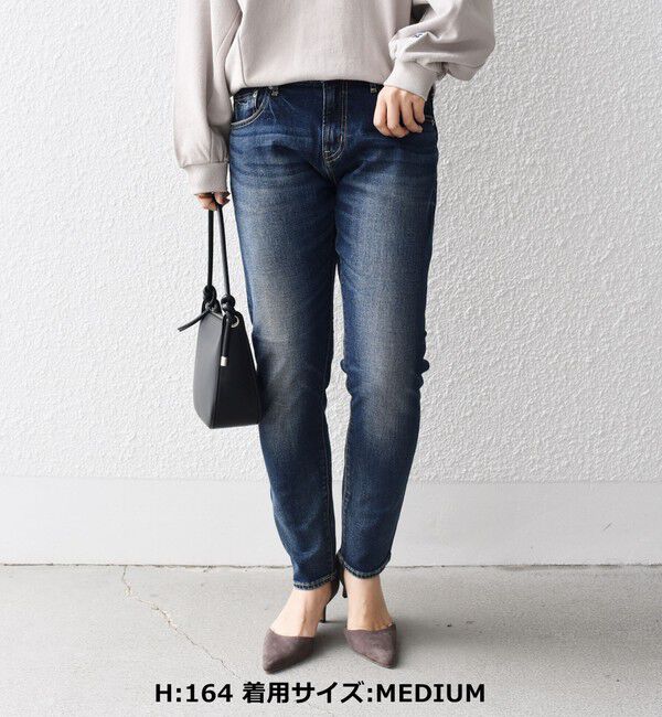 SHIPS for women「【WEB限定】スリム テーパード デニム」|その他|