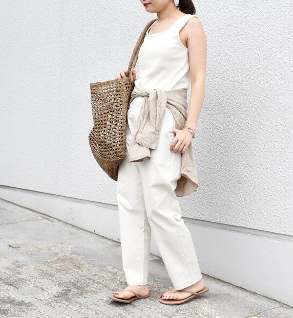 SHIPS for women「【WEB限定】ストレッチ ベーシック ベイカー パンツ」|その他|