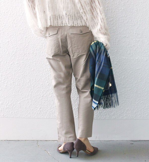 SHIPS for women「【WEB限定】ストレッチ ベーシック ベイカー パンツ」|その他|