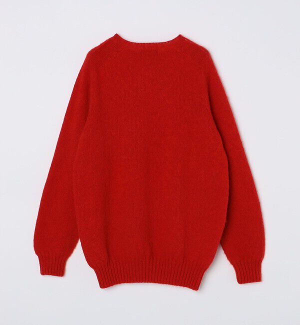 SHIPS「【SHIPS別注】HARLEY OF SCOTLAND:ウォッシャブル シャギー クルーネックニット」|ニット・セーター|