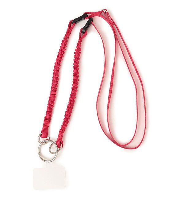 SHIPS any「BYONBYON: スマホ ショルダー ストラップ」|ストラップ|レッド