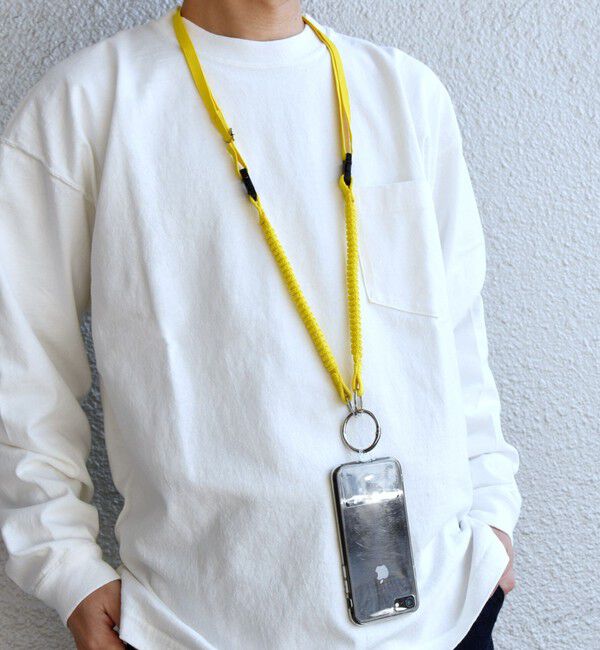 SHIPS any「BYONBYON: スマホ ショルダー ストラップ」|ストラップ|イエロー