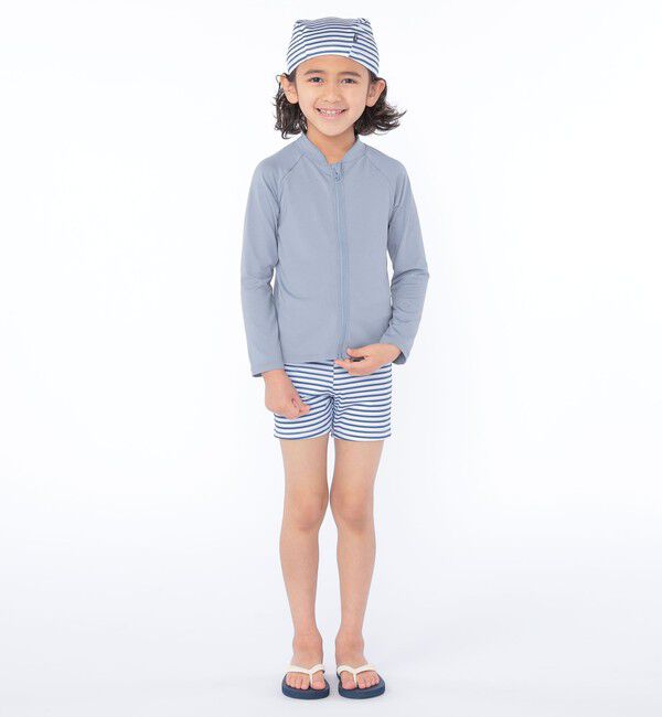 SHIPS KIDS「SHIPS KIDS:90～130cm / 無地 ラッシュガード」|その他|