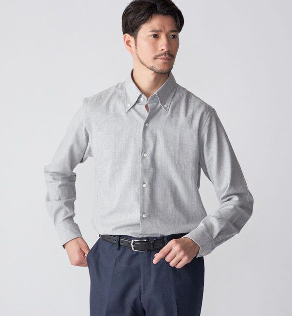 SHIPS「SHIPS: コンテンポラリー ボタンダウン ネル シャツ」|シャツ・ブラウス|