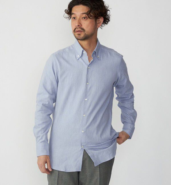 SHIPS「SHIPS: コンテンポラリー ボタンダウン ネル シャツ」|シャツ・ブラウス|