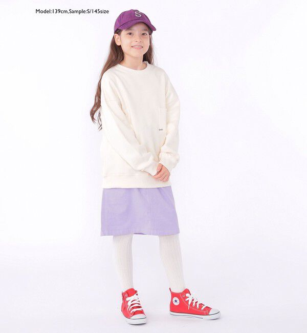 SHIPS KIDS「【WEB限定】SHIPS KIDS:100～160cm / マイクロ ロゴ スウェット」|スウェット・ジャージ|