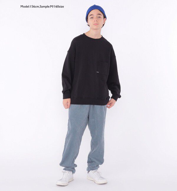 SHIPS KIDS「【WEB限定】SHIPS KIDS:100～160cm / マイクロ ロゴ スウェット」|スウェット・ジャージ|