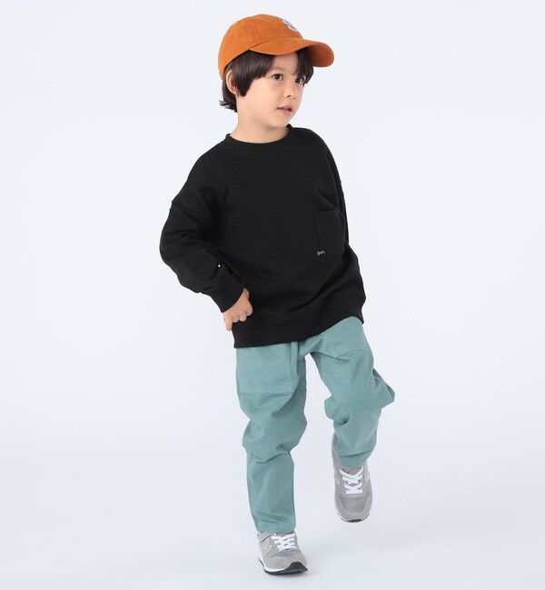 SHIPS KIDS「【WEB限定】SHIPS KIDS:100～160cm / マイクロ ロゴ スウェット」|スウェット・ジャージ|