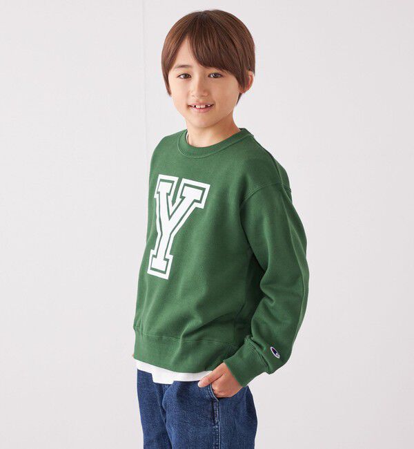SHIPS any「【SHIPS any別注】 Champion: テニスクラブ クルーネック スウェット 〈KIDS〉◇」|スウェット・ジャージ|