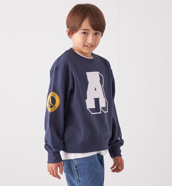 SHIPS any「【SHIPS any別注】 Champion: テニスクラブ クルーネック スウェット 〈KIDS〉◇」|スウェット・ジャージ|