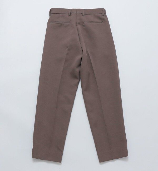 SHIPS「SHIPS: トリプルクロス ワンタック ワイド テーパード パンツ」|チノ|