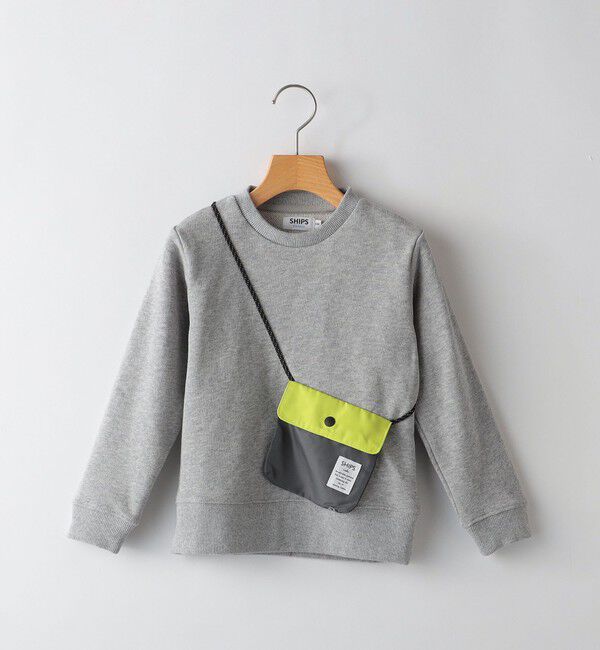SHIPS Colors 「SHIPS Colors:〈洗濯機可能〉ボディバッグ スウェット(80～130cm)」|スウェット・ジャージ|グレー