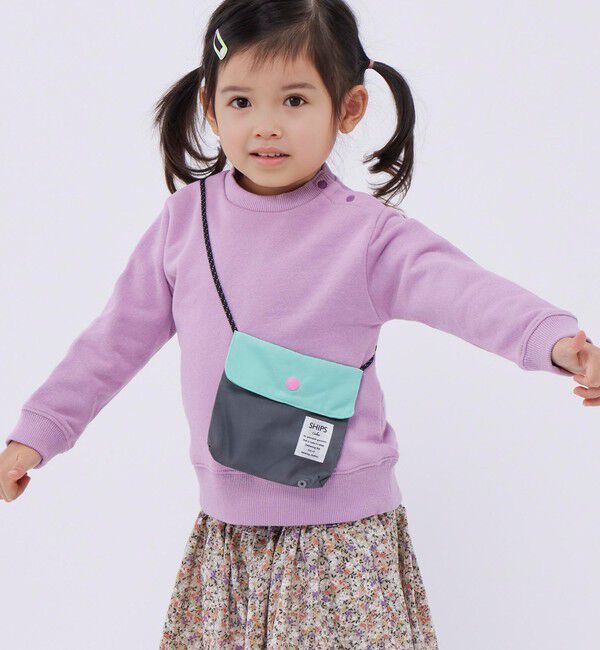 SHIPS Colors 「SHIPS Colors:〈洗濯機可能〉ボディバッグ スウェット(80～130cm)」|スウェット・ジャージ|ピンク