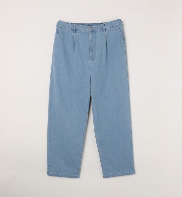 SHIPS any「SHIPS any: ベターコットン 1タック ストレッチ イージー バギー デニム パンツ◇」|デニム|