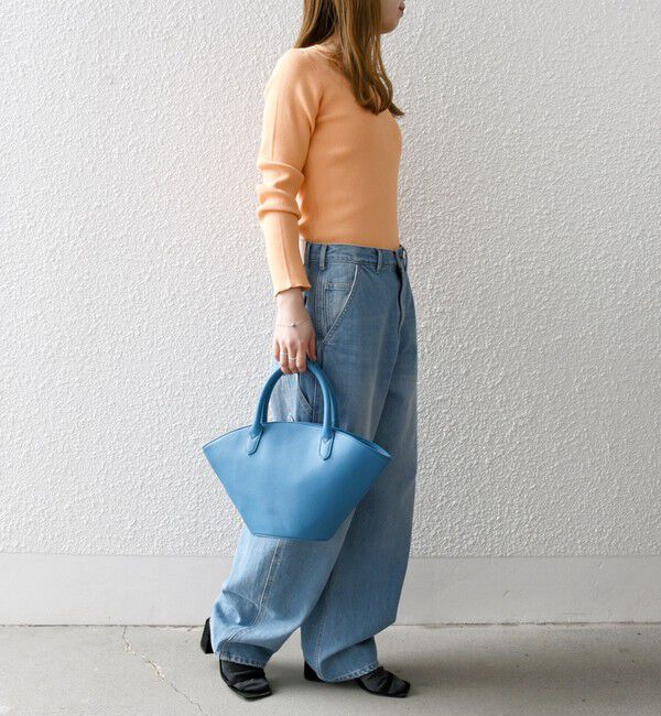 SHIPS any「SHIPS any:〈手洗い可能〉コットン クルーネック ベーシック リブ ニット」|ニット・セーター|