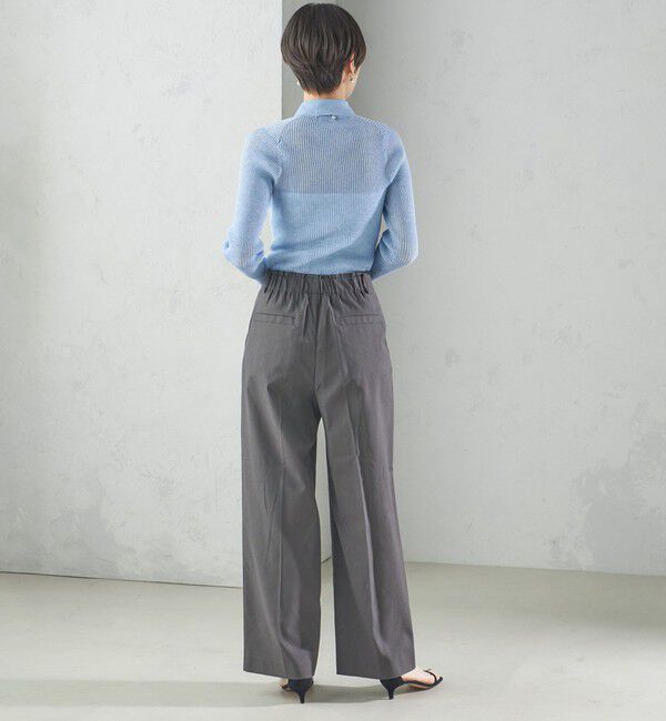 SHIPS for women「〈手洗い可能 〉ドライオックス フロント タック ストレート パンツ 25SS」|その他|