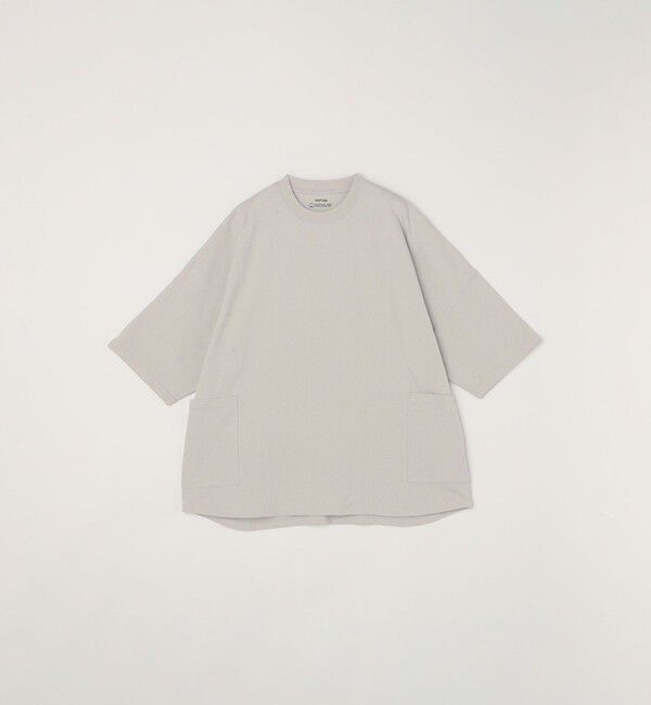 SHIPS any「SHIPS any: COTTON USA ドルマン サイド ポケット Tシャツ 24SS◇」|Tシャツ・カットソー|