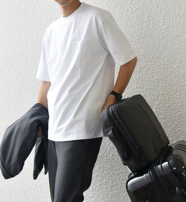 SHIPS any「SHIPS any:〈接触冷感/遮熱/UVカット機能等〉サマーファンクション ポケット Tシャツ 25SS◇」|Tシャツ・カットソー|