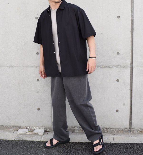 SHIPS any「SHIPS any: バンブー レーヨン ルーズ ハーフスリーブ シャツ ［BRIOS］◇」|シャツ・ブラウス|