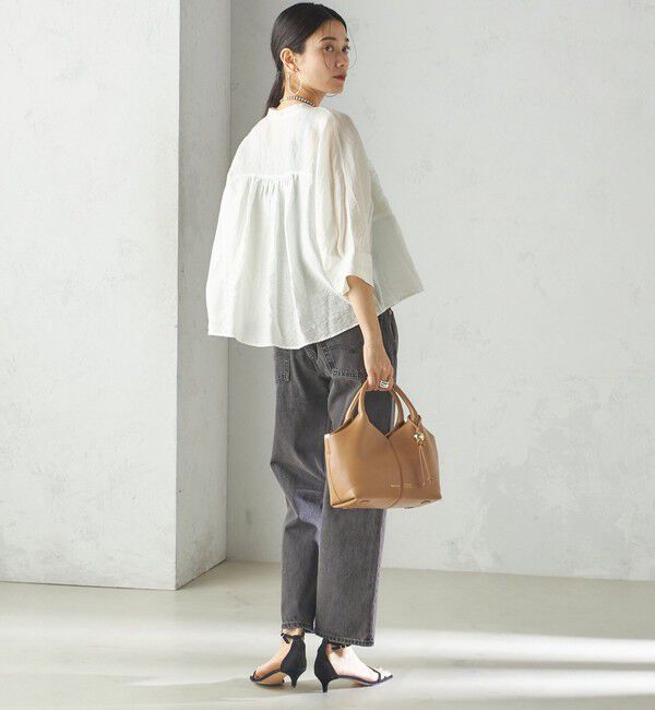 SHIPS for women「〈手洗い可能〉シルク混 シアー 羽織 シャツ」|シャツ・ブラウス|