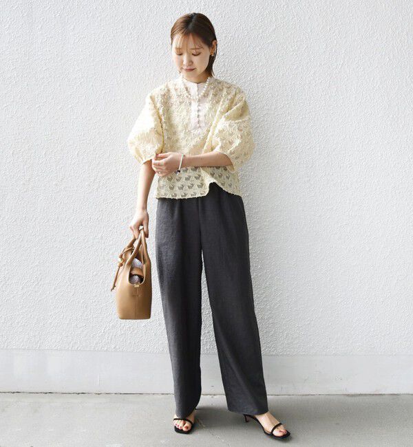 SHIPS for women「〈手洗い可能〉ツイル ドロスト パンツ」|その他|