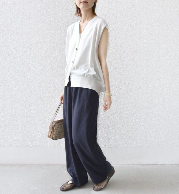 SHIPS for women「〈手洗い可能〉ツイル ドロスト パンツ」|その他|