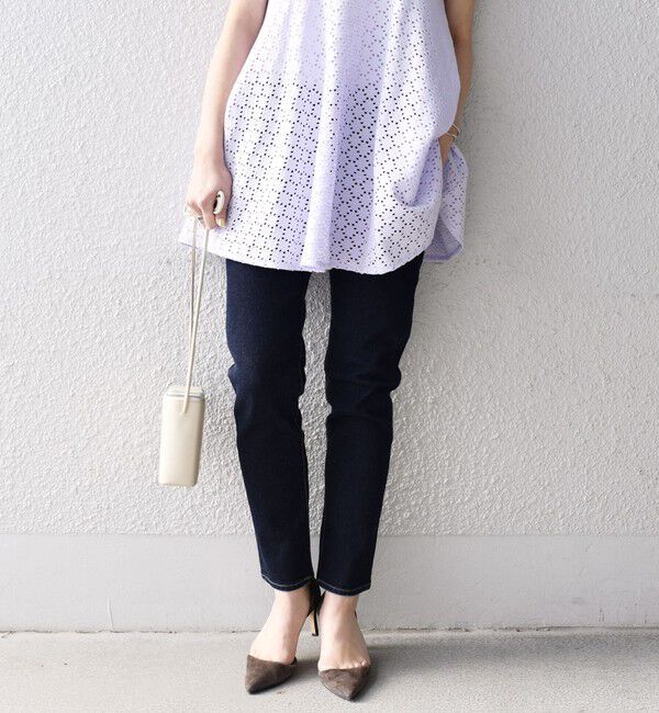 SHIPS for women「【WEB限定】スリム テーパード デニム （コバルトブルー・ダークブルー）」|デニム|