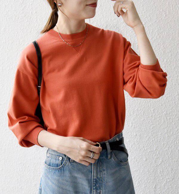 SHIPS any「SHIPS any:〈手洗い可能〉スウェットライク ニット プルオーバー」|ニット・セーター|