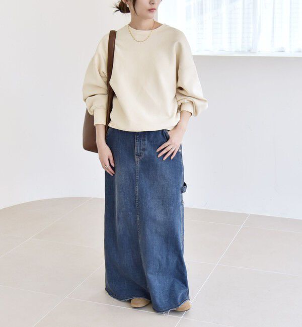 quaranciel「《一部追加予約》quaranciel:〈洗濯機可能〉ポンチ ベーシック コンパクト スウェット」|スウェット・ジャージ|