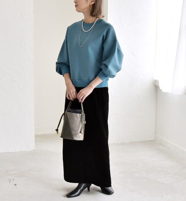 quaranciel「《一部追加予約》quaranciel:〈洗濯機可能〉ポンチ ベーシック コンパクト スウェット」|スウェット・ジャージ|